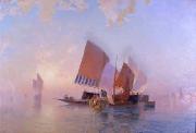 Maurice Galbraith Cullen porto di Venezia oil painting on canvas